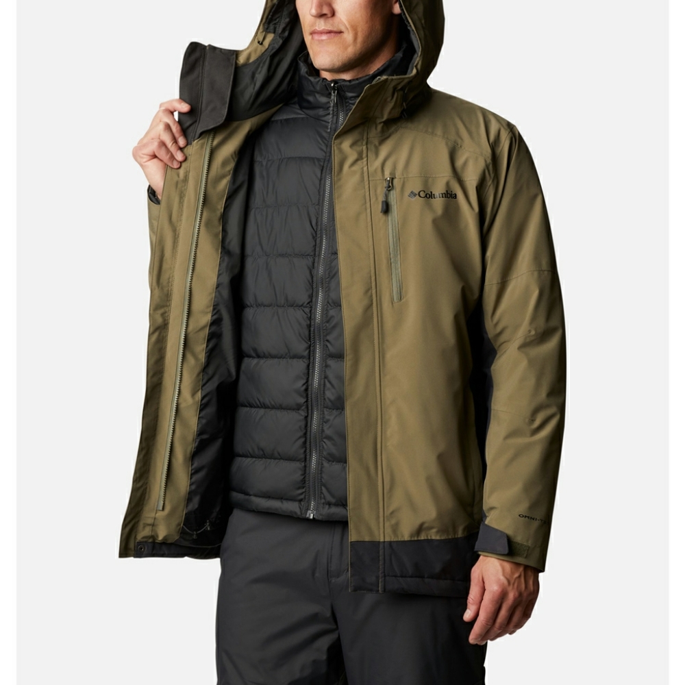 NWT Columbia Green & Black Lhotse Ill Interchange Gorpcore Jacket Size 5X